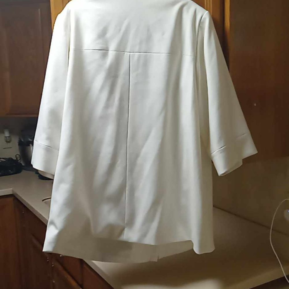 LIZ CLAIBORNE  WOMENS BLAZER JACKET LONG SIZE 3X - Picture 3 of 8